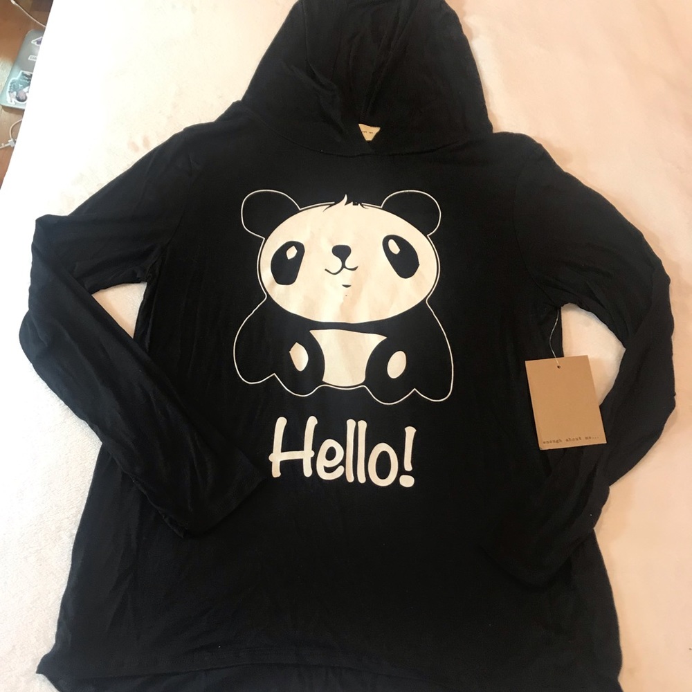 NWT Panda Long-Sleeve with Hood